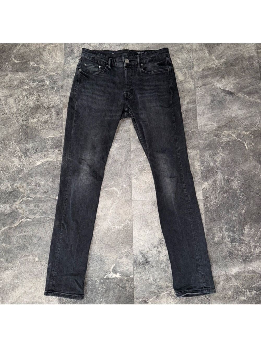 All Saints Black Jeans Skinny Fit Size 30